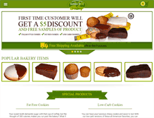 Tablet Screenshot of diet-cookies.com